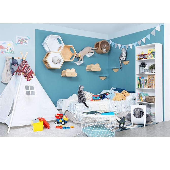 猫 キャットステップ キャットウォーク 壁付け 壁掛け MYZOO マイズー