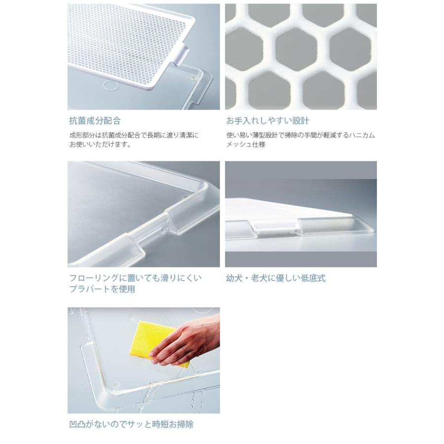 犬 犬用 トイレ 犬用トイレ 小型犬 Bonbi ボンビアルコン ボンビ ペットトレー クリアメッシュ S Ga Uminecco ウミネッコ 通販 Yahoo ショッピング