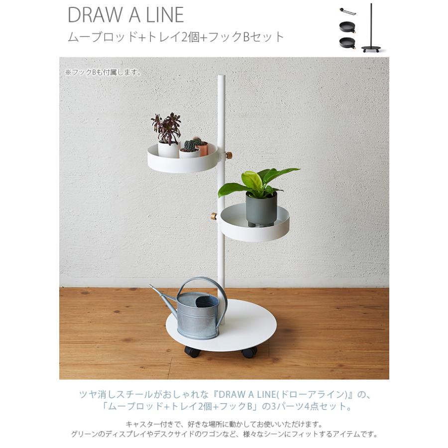 DRAW A LINE ワゴン キャスター付き セット おしゃれ グリーン ドロー 