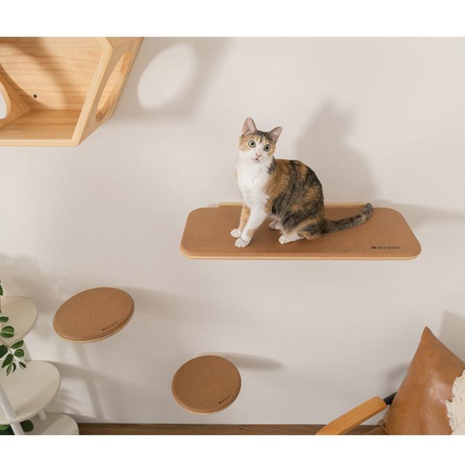 キャットステップ 猫 ステップ 壁 上下運動 MYZOO マイズー CORK