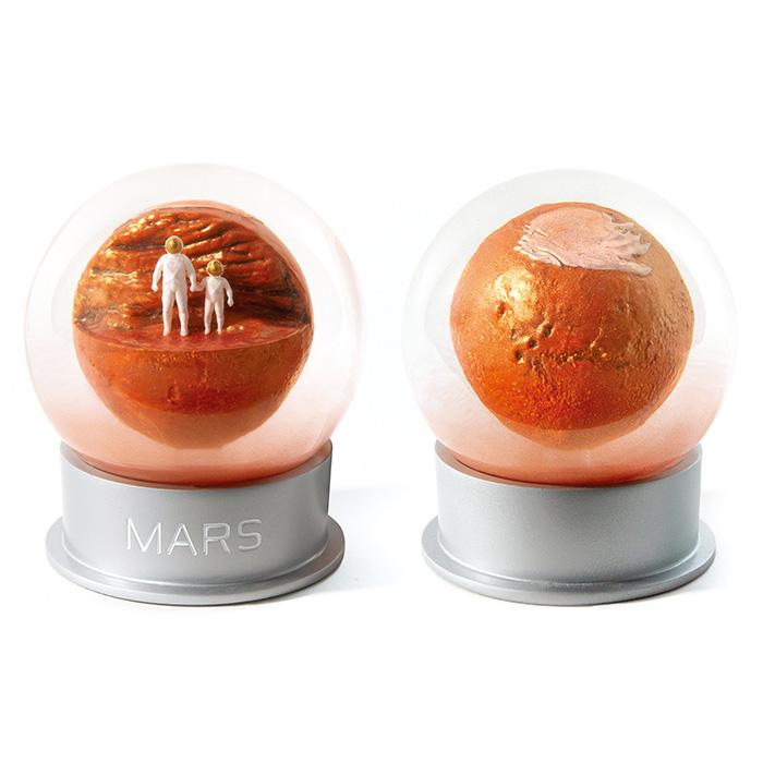 スノーグローブ スノードーム おしゃれ 火星 オブジェ Humango MARS