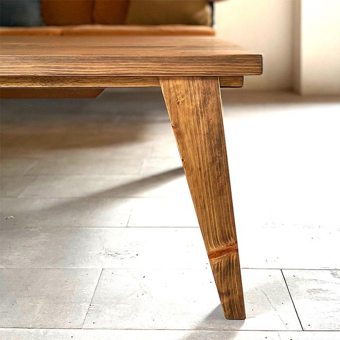 こたつテーブル 長方形 おしゃれ 幅120 コタツ Nichibi Woodworks ニチビウッドワークス RADI ラディ こたつテーブル 幅120cmの画像