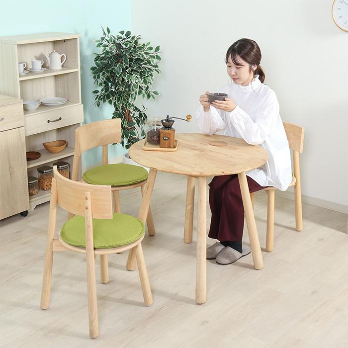 ダイニングテーブル 木製 丸 円 4人 NATURAL SIGNATURE ナチュラル 