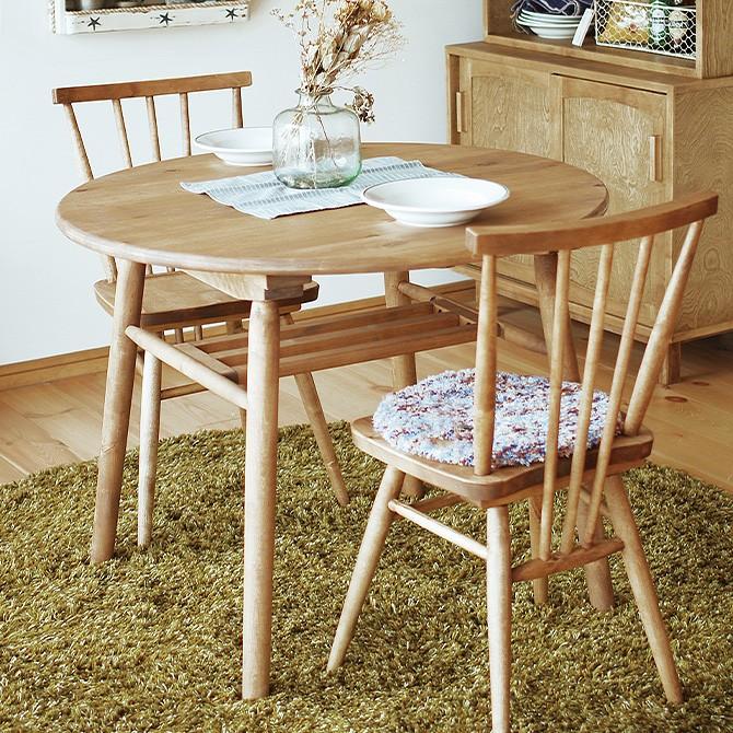 ダイニングテーブル 無垢 北欧 木製 円形 Nora ノラ And G アンジー Logie ロジー ラウンドテーブル 90 Ga Uminecco ウミネッコ 通販 Yahoo ショッピング