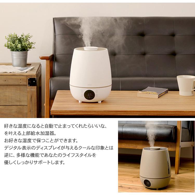 加湿器 コンパクト 乾燥対策 湿度調整機能 リモコン タイマー付 plus