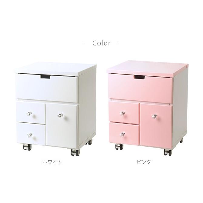 完成品 コスメワゴン キャスター付き ワゴン 一面鏡 ドレッサー 完成品 コスメワゴン キャスター付き ワゴン 一面鏡 ドレッサー