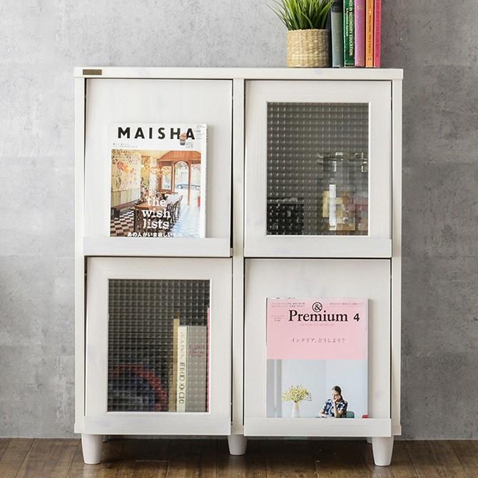 チェスト キャビネット ディスプレイラック 組み合わせ 収納 Neflas ネフラス 4枚フラップ Mga 026 Uminecco ウミネッコ 通販 Yahoo ショッピング