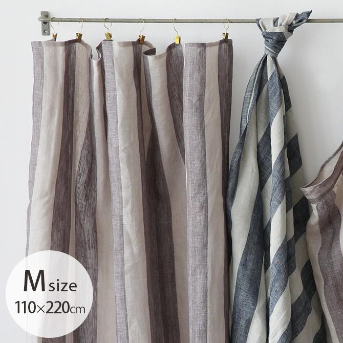 マルチカバー 布 おしゃれ 長方形 カーテン Horn Please ホーン プリーズ フリークロス リネン ストライプ アクシス M 110 0cm Mga Uminecco ウミネッコ 通販 Yahoo ショッピング