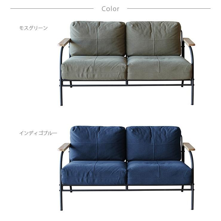 ソファ 2人掛け おしゃれ アイアン ファブリック nora. ノラ and g 