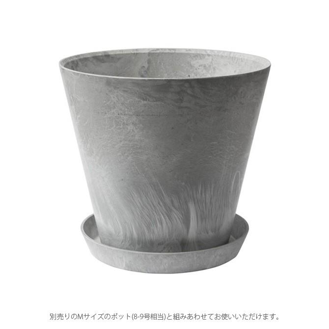 鉢受け ソーサー おしゃれ 8号 9号 amabro アマブロ ART STONE アート ストーン ソーサー M |  | 08