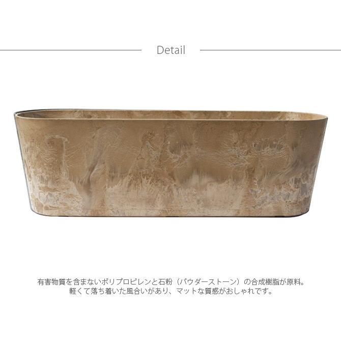 プランター 鉢 ポット おしゃれ 穴付き amabro アマブロ ART STONE アート ストーン コンテナラウンド M |  | 05