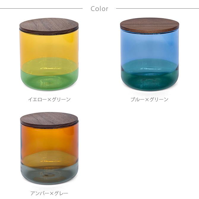 キャニスター 耐熱ガラス おしゃれ ガラス 保存容器 amabro アマブロ 2トーン キャニスター L |  | 09