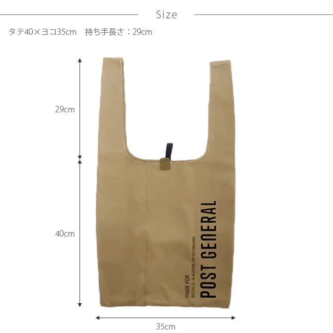 エコバッグ おしゃれ トートバッグ メンズ シンプル POST GENERAL