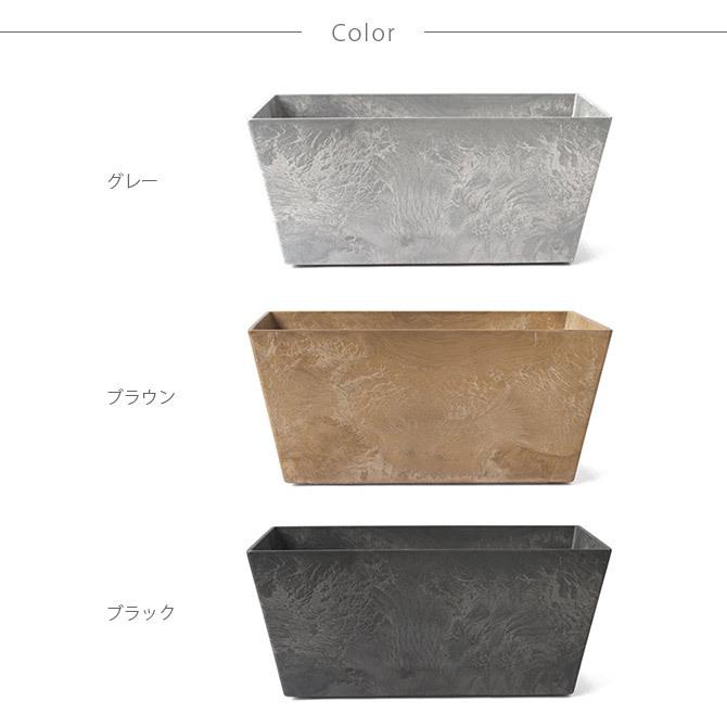新品　アートストーン スクエアプランター 37cm ブラック　5個セット 新品 アートストーン スクエアプランター 37cm ブラック 5個セット