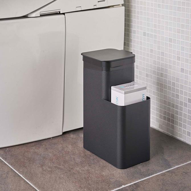 トイレポット サニタリーポット ゴミ箱 おしゃれ コンパクト 山崎実業 Tower タワー 収納付きトイレポット Mga 41 Uminecco ウミネッコ 通販 Yahoo ショッピング