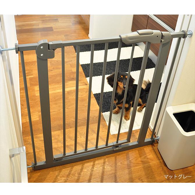 ペットゲート 突っ張り ペットフェンス セーフティゲート おしゃれ 犬 ペットゲート uminecco ウミネッコ ツヤ消し スチールゲート |  | 19