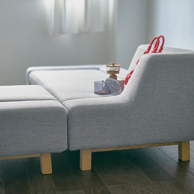 ソファ 2.5人掛け アシンメトリー 北欧 おしゃれ SIEVE シーヴ