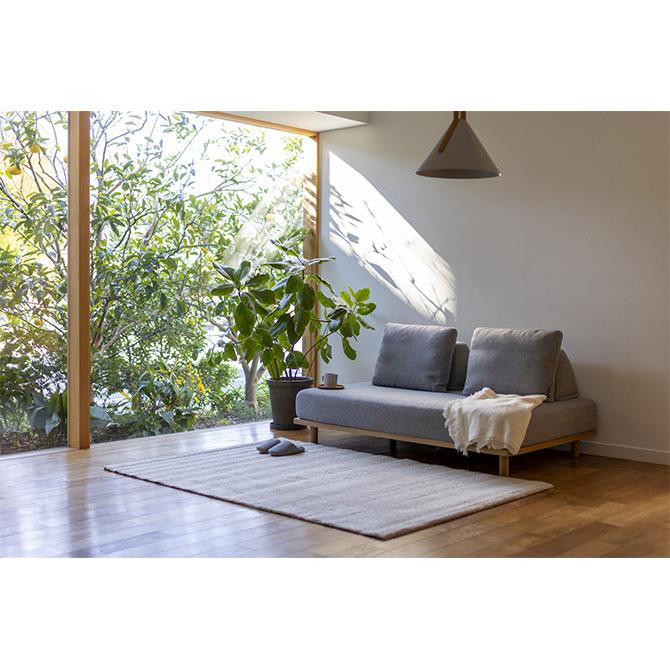 ソファ 背もたれ クッション 2人掛け 2.5人掛け Fumi フミ 無駄のない