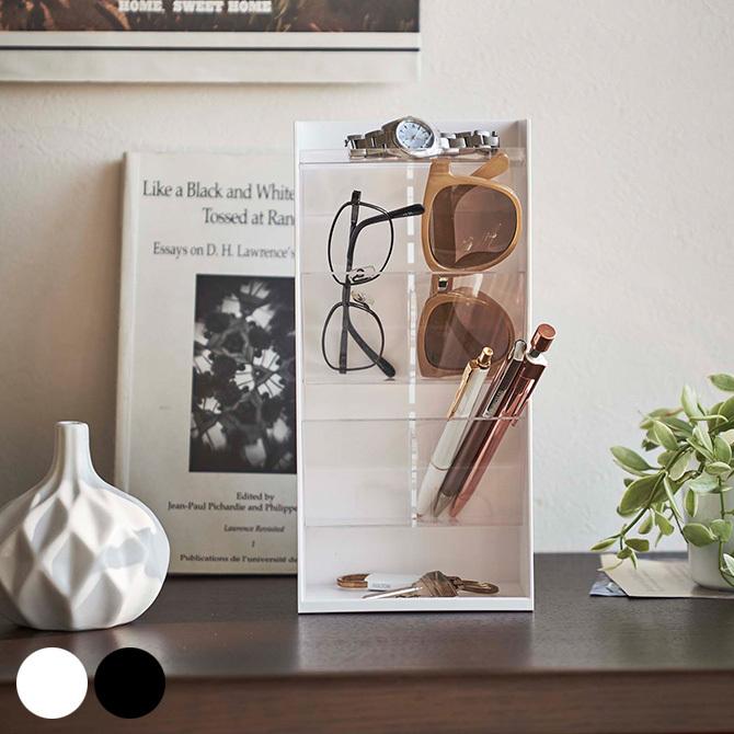 アクセサリー サングラス 収納 ディスプレイ おしゃれ クーポン対象外 山崎実業 Tower タワー サングラス アクセサリー立体収納ケース 4段 Mga 4792 Uminecco ウミネッコ 通販 Yahoo ショッピング