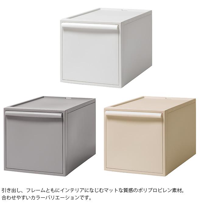 収納ケース 引き出し ポリプロピレン 衣装ケース 収納ボックス like-it ライクイット クローゼットシステム 引出し L 同色2個セット |  | 11