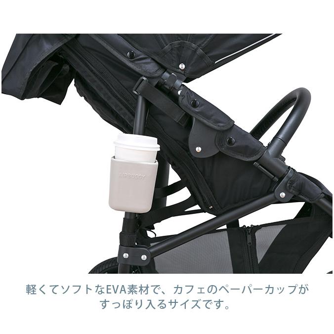 美品AIRBUDDY ペットカート ラージ　ツイルモカ　バッグドリンクホルダー付 美品AIRBUDDY ペットカート ラージ ツイルモカ バッグドリンク