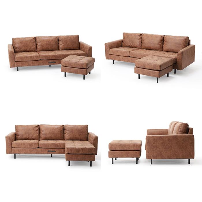 journal standard Furniture ソファ 3人掛けソファ カウチソファ ソファー 3人 撥水 ペット JOURNAL STANDARD FURNITURE