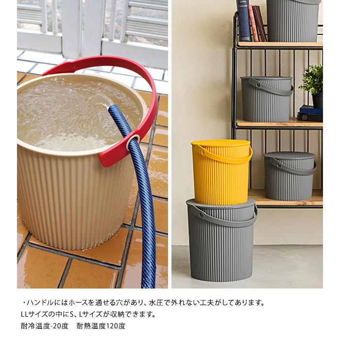 ゴミ箱 ふた付き 収納ボックス バケツ おしゃれ Omnioutil オムニウッティ フタ付きバケット Lサイズ 10l ナチュラル ニュートラル Mka 0369 Uminecco ウミネッコ 通販 Yahoo ショッピング