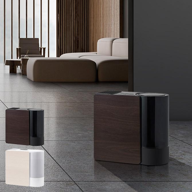 加湿器 気化式 おしゃれ 大容量 リビング THREEUP スリーアップ 気化式