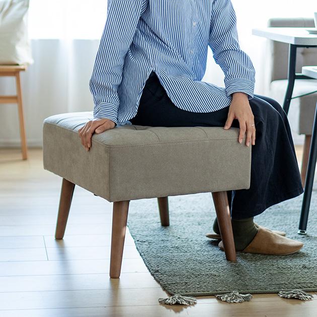 足置き スツール 脚付き ソファー 1人掛け Mash マッシュ MILD ottoman