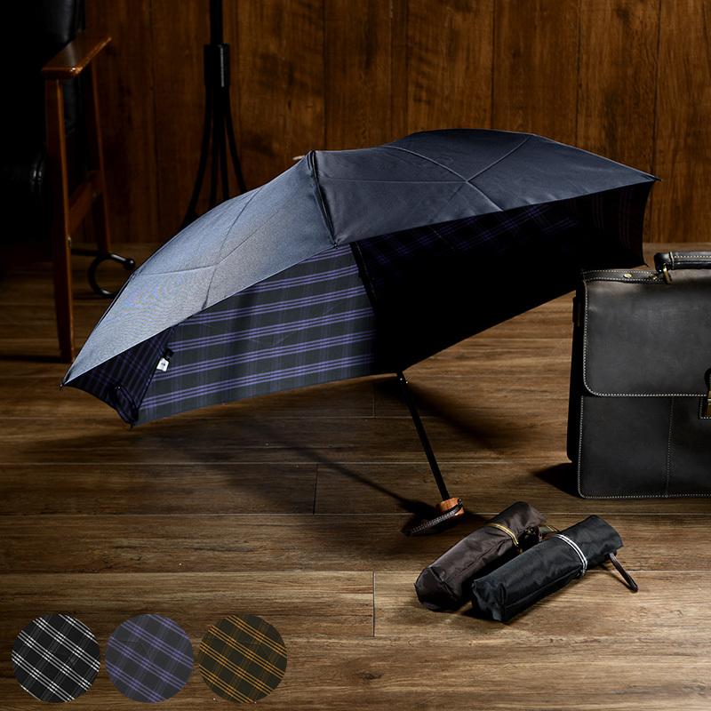 傘 メンズ ブランド 高級 Ramuda 折りたたみ傘 6本骨 55cm 日本製 ミニチェック おしゃれ 日本雨傘 通勤 Mts 3550 Uminecco ウミネッコ 通販 Yahoo ショッピング