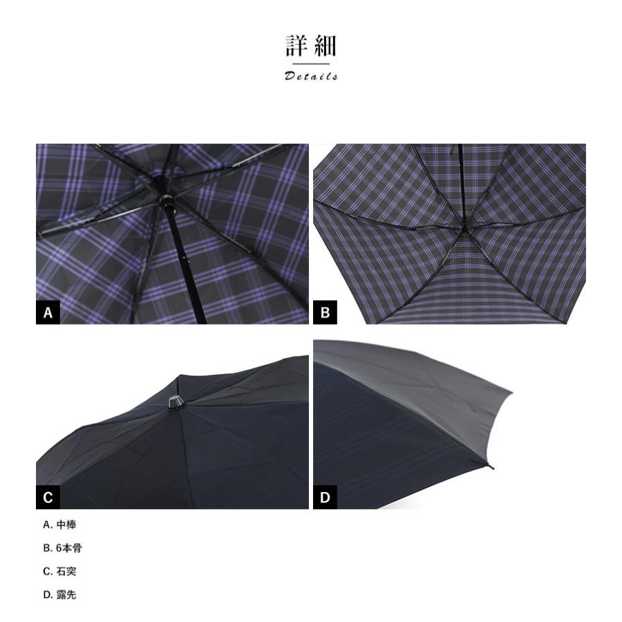傘 メンズ ブランド 高級 Ramuda 折りたたみ傘 6本骨 55cm 日本製 ミニ