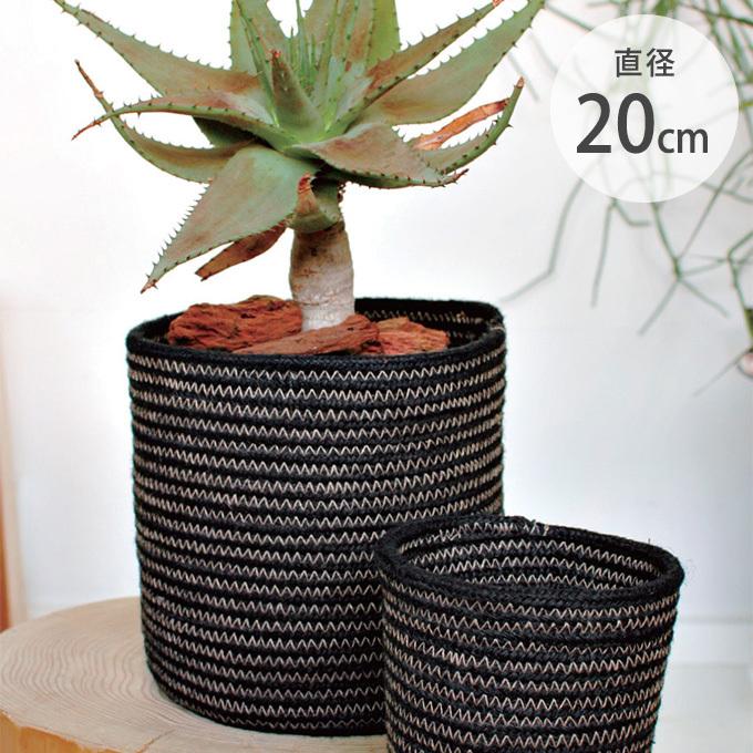 鉢カバー 着せ替え プランター ウェア 5号 ジュート 麻 植木鉢 Stem ステム ジュート 鉢カバー ブラック M Pg Uminecco ウミネッコ 通販 Yahoo ショッピング
