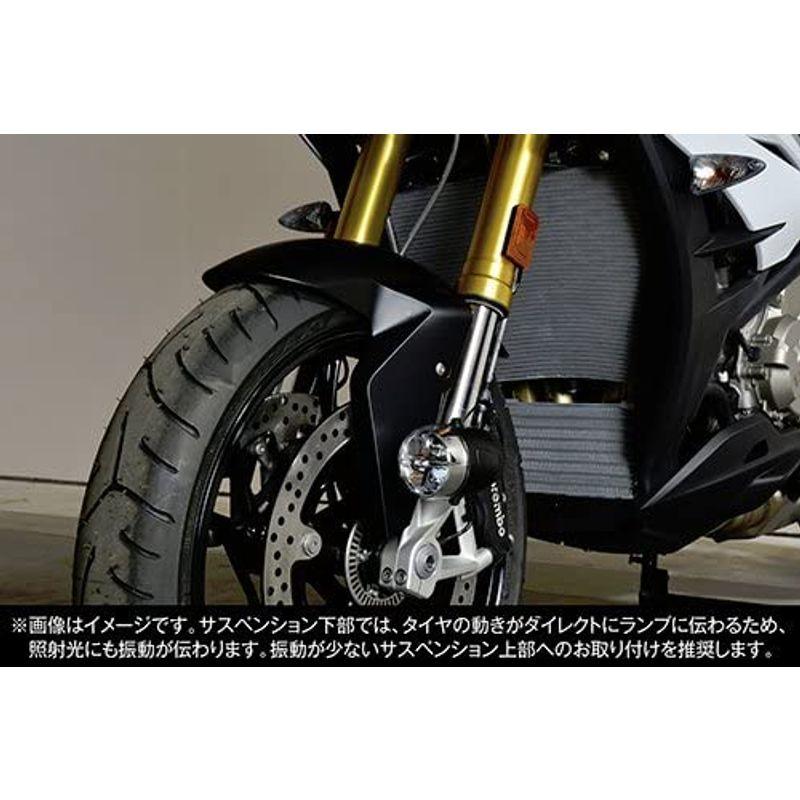 PIAA バイク用ドライブランプ LED 6000K 追加ランプ 径70mm マルチリフレクター 12V9W LP270 IPX7 車検対応 - 2