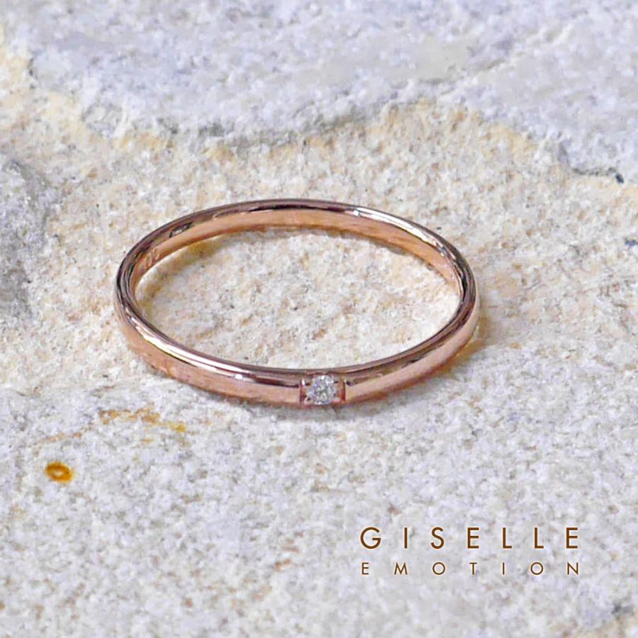 指輪 レディース『リング k10ホワイトゴールド』おしゃれ シンプル