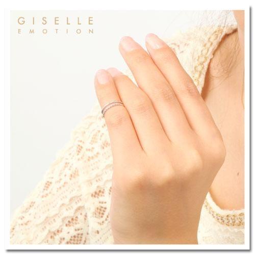 リング ピンキーリング 0号〜6号 二連風10金ピンキーリング : giselle