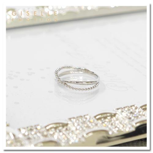 リング ピンキーリング 3号〜7号 ダイヤモンド18金ピンキーリングの画像