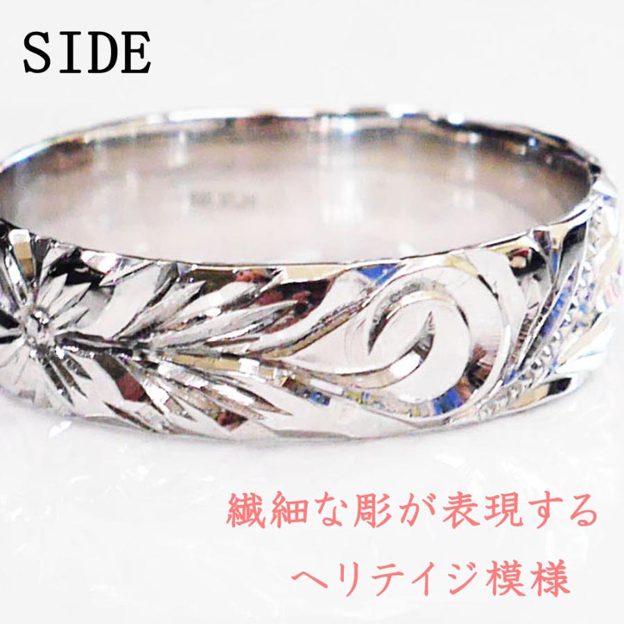 結婚指輪 ハワイアンジュエリー マリッジリングSV925 3mm,5mmセットの画像