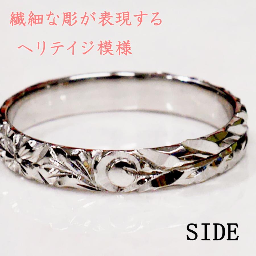 結婚指輪 ハワイアンジュエリー マリッジリングSV925 3mm2本セットの画像