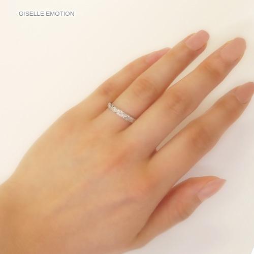結婚指輪 ハワイアンジュエリー 0.006ctダイヤモンドマリッジリングSV925の画像