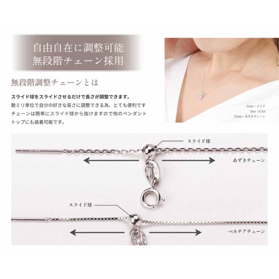 ネックレス スワロフスキージルコニア 馬蹄ネックレス 1カラット