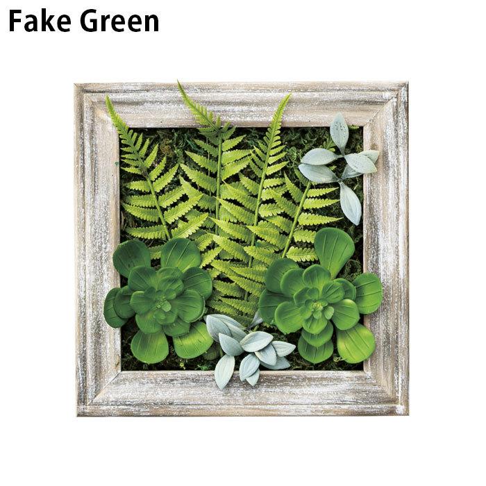 観葉植物 フェイク おしゃれ フェイクグリーン 額 人工観葉植物 額縁 造花 枠 木枠 フレーム W25 5 D5 H25 5cm Lfs 906 Azlfs906 Zakka Green 通販 Yahoo ショッピング