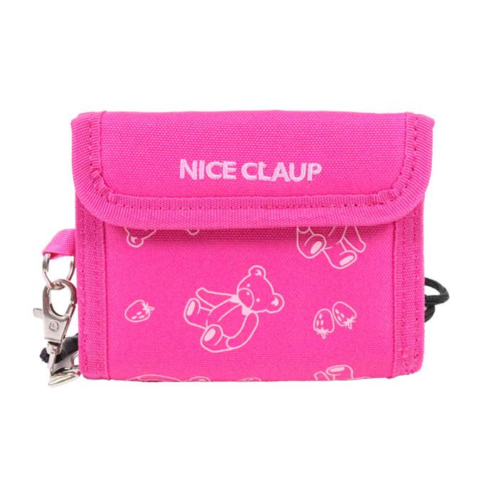 財布 女の子 小学生 キッズ 三つ折り NICE CLAUP ナイス クラップ ウォレット 子供 NC384 通学  ウォレット コインケース 紐付｜gita｜05