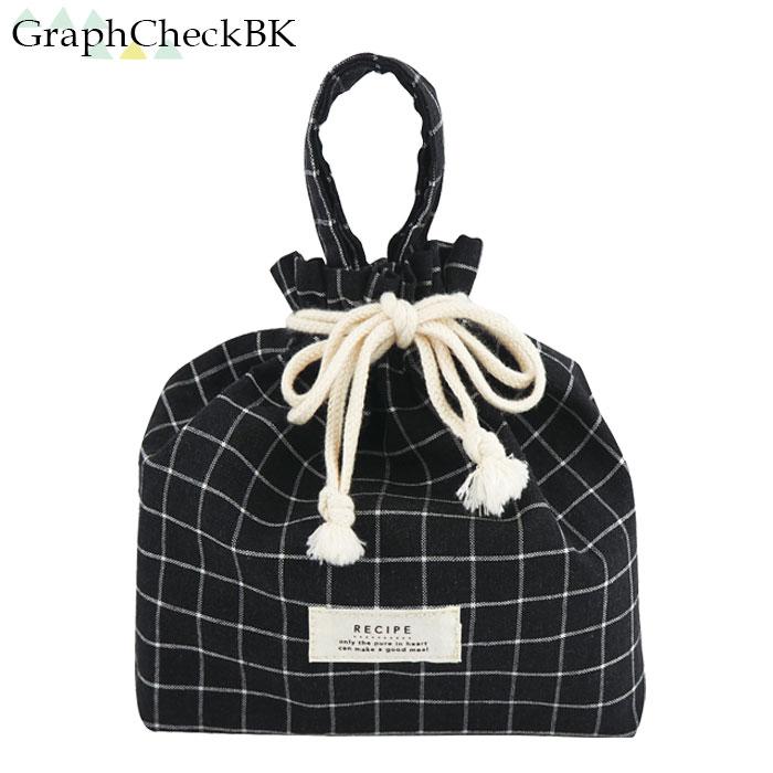 ランチバッグ 保冷 巾着 ランチ巾着袋 RECIPE LUNCH SACK レシピ ランチバッグ 保冷 巾着 ランチ巾着袋 RECIPE LUNCH SACK レシピ