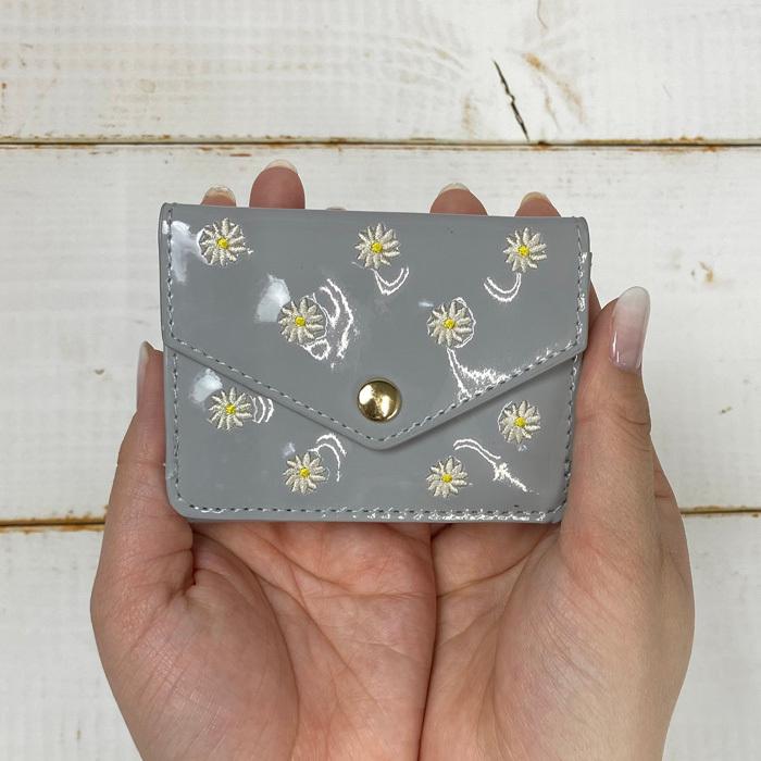 メール便 財布 レディース 3つ折り ミニ財布 おしゃれ かわいい Flowering フラワーリング ウォレット 財布 Gwt0006 小銭入れ Flgwt0006 Zakka Green 通販 Yahoo ショッピング