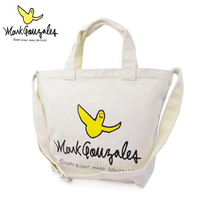 マーク ゴンザレス mark gonzales バッグ トートバッグ 2way ショルダーバッグ メンズ レディース ブラック/アイボリー 9339 :fu9339:zakka green - 通販 - Yahoo!ショッピング