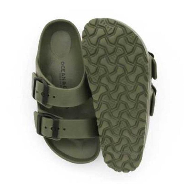 Ocean Ground オーシャンアンドグラウンド サンダル キッズ ライトサンダル Eva 軽量 男の子 女の子 子供 持ち運び Neb Zakka Green 通販 Yahoo ショッピング