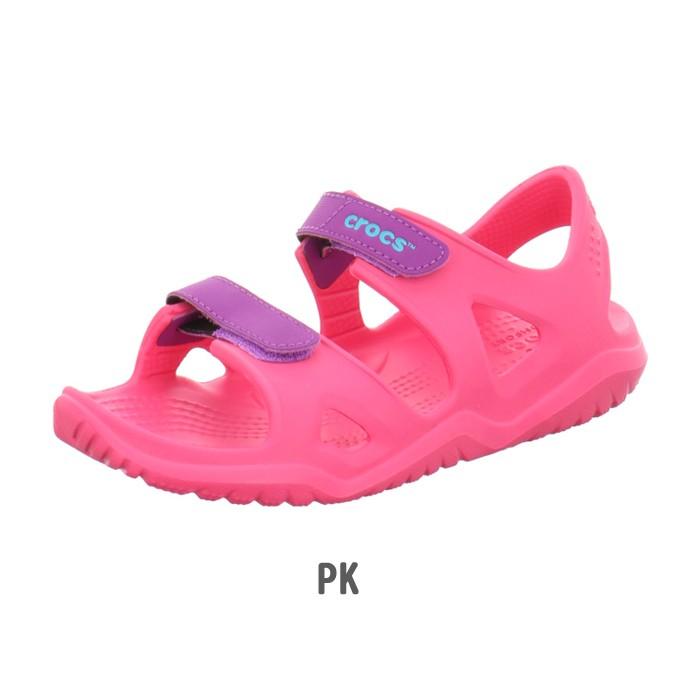 Crocs クロックス キッズ 男の子 女の子 サンダル ウォーターサンダル ブラック ネイビー ピンク 119 551 Nk Zakka Green 通販 Yahoo ショッピング