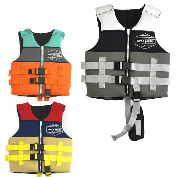 フローティングベスト 子供 キッズ Ocean Pacific Kids 救命胴衣 ベスト Op ライフベスト 海水浴 川遊び サーフ Nk Zakka Green 通販 Yahoo ショッピング