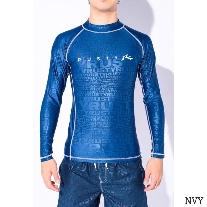 メール便 ラッシュガード 長袖 メンズ Rusty ラスティ 水着 Uvカット Upf50 男性用 紫外線カット スイムウエア スイ Nk Zakka Green 通販 Yahoo ショッピング