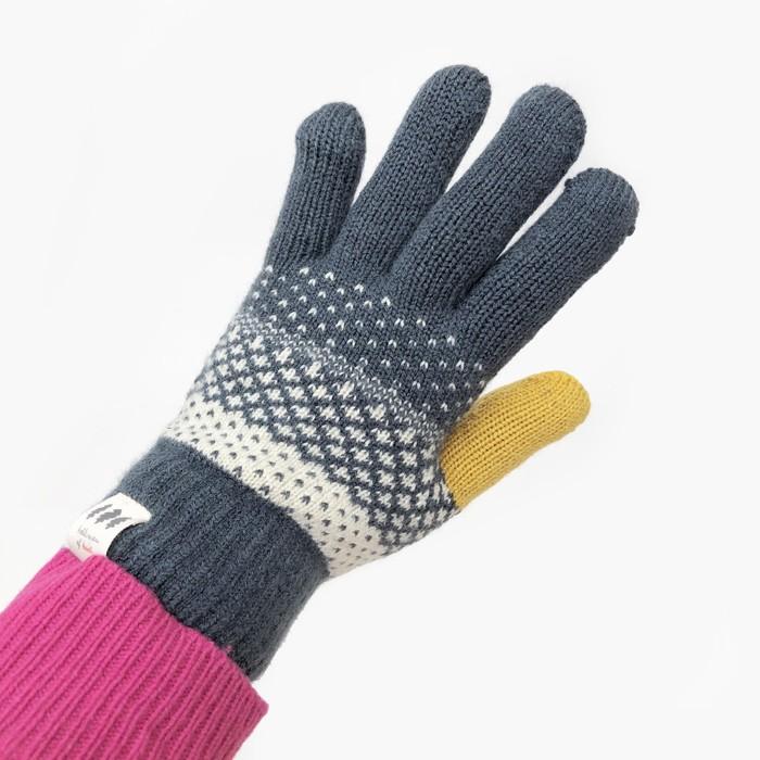 手袋 レディース メンズ ニット手袋 ベーシック柄 5本指 全5色 92 58 防寒 ニット かわいい グローブ 暖かい あったかグッズ 自転車 バイク メール便 送料無料 Obu Zakka Green 通販 Yahoo ショッピング